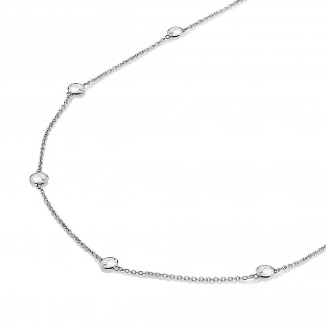 Tender White Topaz Intermittent Necklace - 45cm