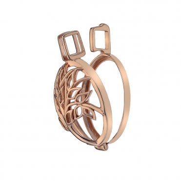 Vita Rose Gold Plated Sterling Silver Coin Keeper - 25mm